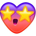 Heart Emoji sticker 🤩