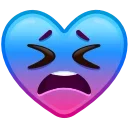 Heart Emoji sticker 😫