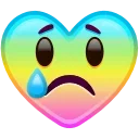 Heart Emoji sticker 😢