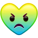 Heart Emoji sticker 😠