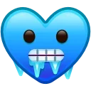 Heart Emoji sticker 🥶