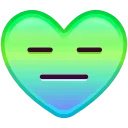 Heart Emoji sticker 😑