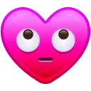 Heart Emoji sticker 🙄