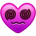 Heart Emoji stiker 😵‍💫