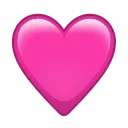 Hearts emoji 🩷