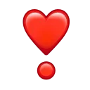 Hearts emoji ❣