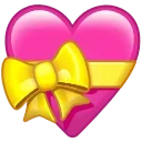 Hearts emoji 💝