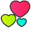 Hearts Animated emoji ♥️
