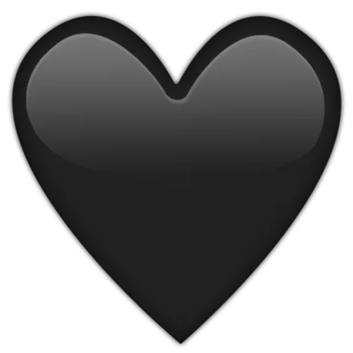 Telegram Sticker «Hearts ਦਿਲ» 🖤