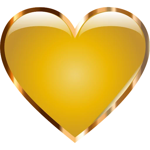 Hearts ਦਿਲ emoji 💛