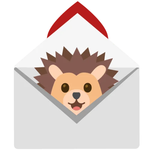 Telegram stiker «Ежики» 🦔