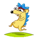 Ned the Hedgehog stiker 🏃‍♀️