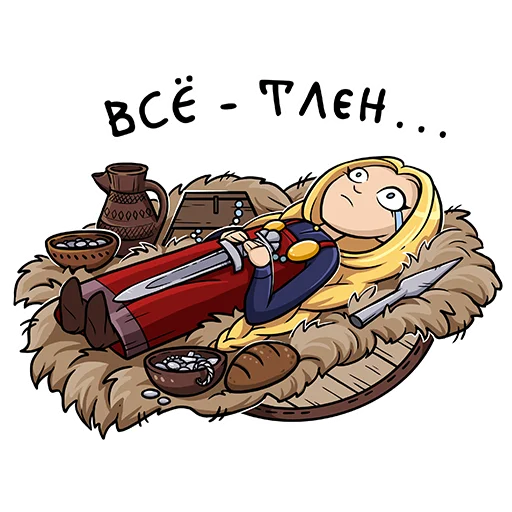 Helga the Viking song sticker 😵