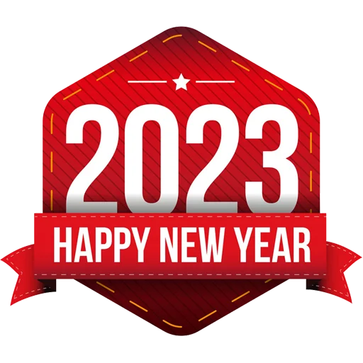 Стикер Telegram «Hello 2023» 🗓