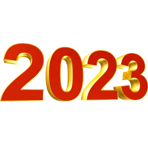 Telegram Sticker «Hello 2023» 🗓