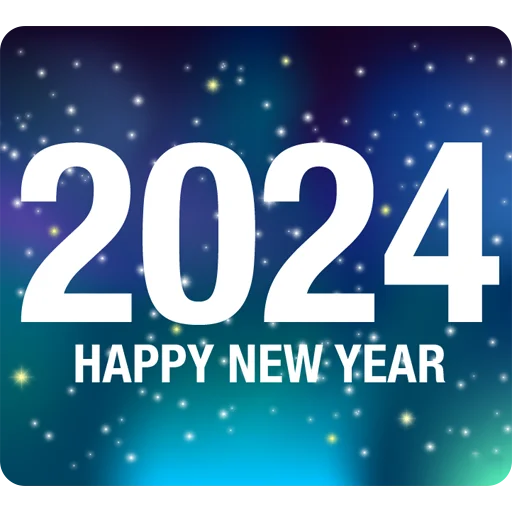 Эмодзи Hello 2024  😊