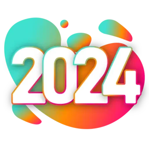 Эмодзи Hello 2024  🗓