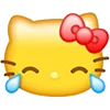 Эмодзи телеграм Hello Kitty emoji