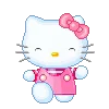 Hello Kitty Emojis emoji 🏃‍♀️