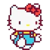Эмодзи Hello Kitty Emojis 🏃‍♀️