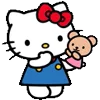 Эмодзи Hello Kitty Emojis 🤔
