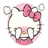 Hello Kitty Emojis emoji 😤