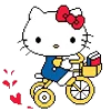 Емодзі Hello Kitty Emojis 🚲