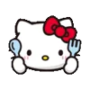 Hello Kitty Emojis emoji 🍽