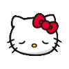 Hello Kitty Emojis emoji 😔