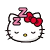 Hello Kitty Emojis emoji 😴