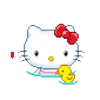 Эмодзи Hello Kitty Emojis 🛁
