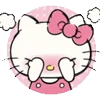 Hello Kitty Emojis emoji 😖
