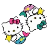 Hello Kitty Emojis emoji ♊️