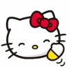 Hello Kitty Emojis 2 emoji 👋