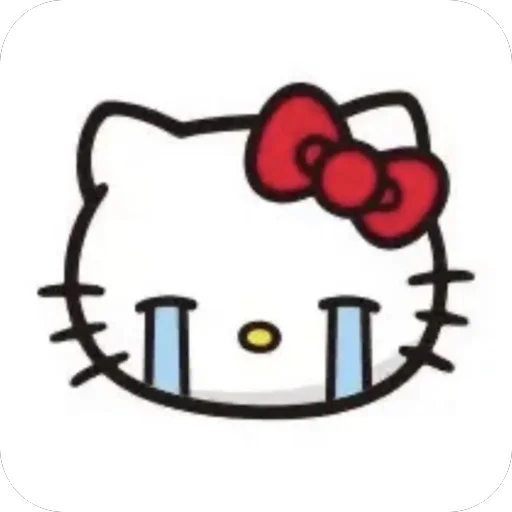 hello kitty stiker 😭