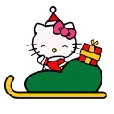 Kitty Xmas sticker 😄
