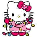 Kitty Xmas sticker 🤣