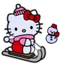 Kitty Xmas sticker 😊