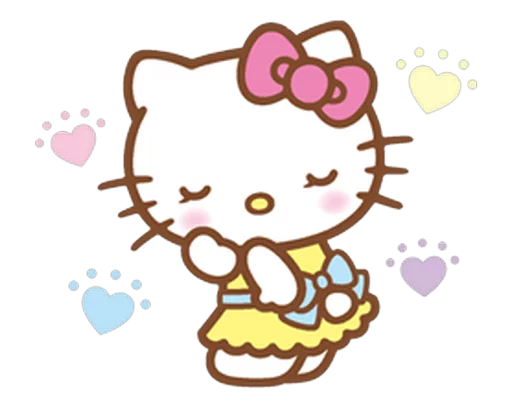 Емодзі Hello Kitty 😚
