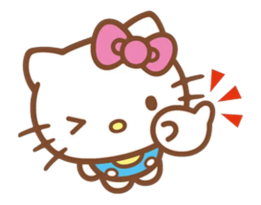 Емодзі Hello Kitty ✊