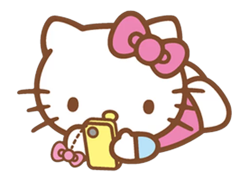 Емодзі Hello Kitty 📱