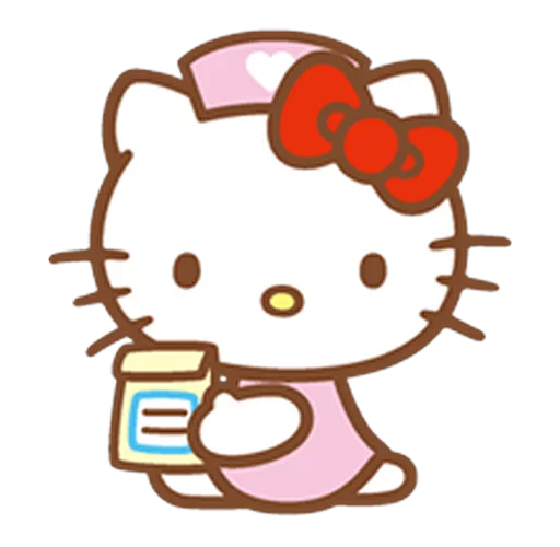 Стікер Telegram «Hello Kitty» 🍳