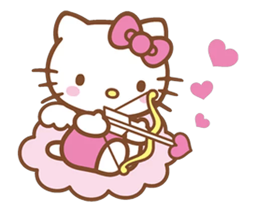 Емодзі Hello Kitty 💘