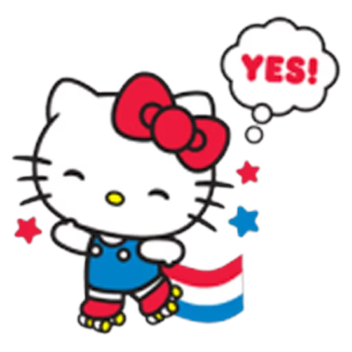 Емодзі Hello Kitty 💃