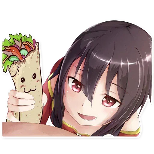 Стикер Telegram «Hentai» 🌯