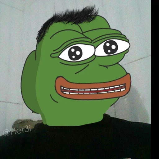 Telegram Sticker «Pepe <3> 🐸 -» 🐸