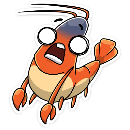Shrimp emoji 😱