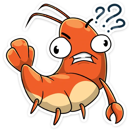 Telegram stiker «Shrimp» 🤨