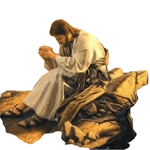 Telegram Sticker «Jesus» 🌿