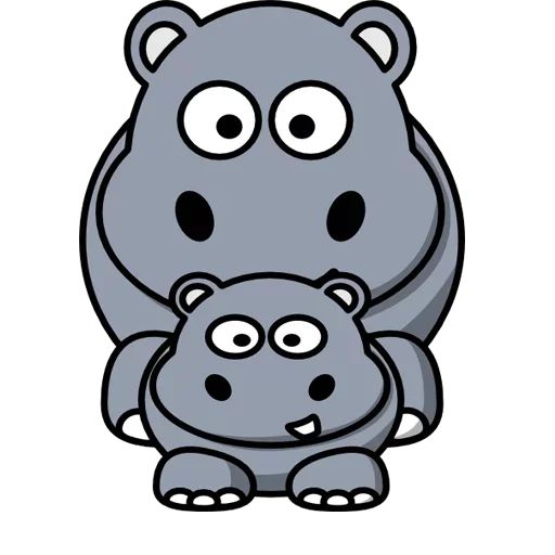 Telegram Sticker «Hippo Pack » 🧐